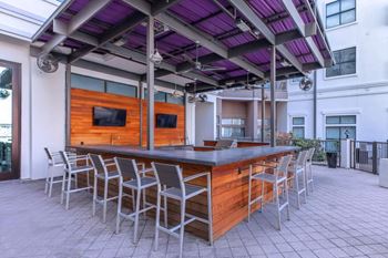 Poolside Grilling Station